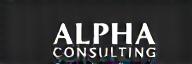 Alpha Growth Consulting Logo in weiss
