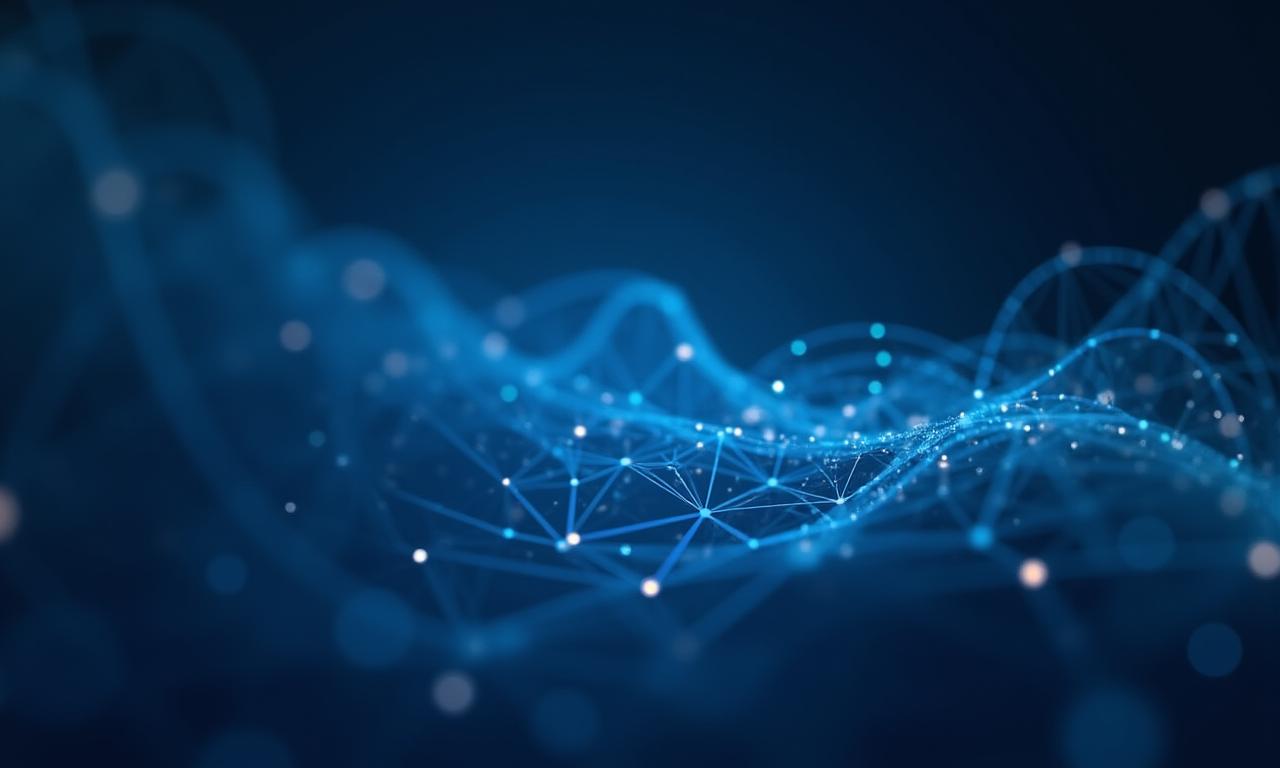 Abstrakte Darstellung von Wachstum und Netzwerken