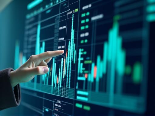 Grafiken und Diagramme symbolisieren finanzielle Optimierung.